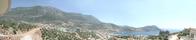 View of the hills and bay